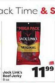 Weis Markets Jack link's beef jerky offer