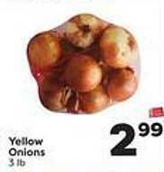 Weis Markets Yellow onions offer