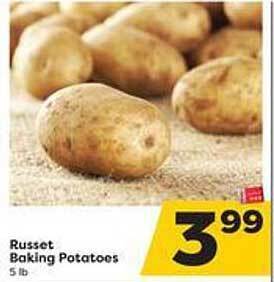 Weis Markets Russet baking potatoes offer