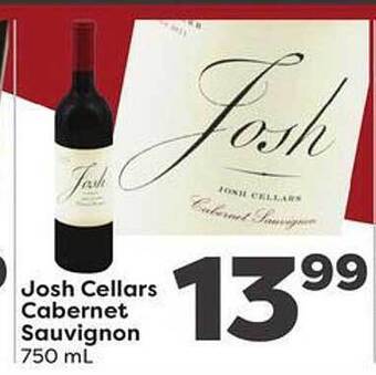Weis Markets Josh cellars cabernet sauvignon offer