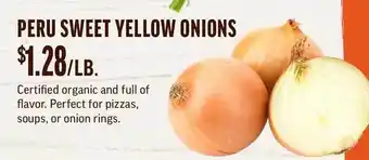 Central Market Peru sweet yellow onions offer