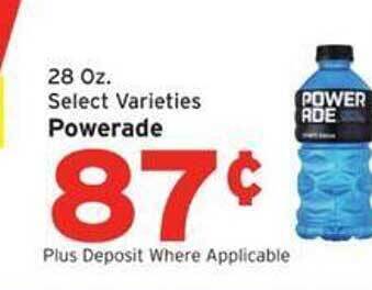 Hannaford Powerade offer