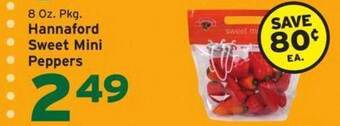 Hannaford Hannaford sweet mini peppers offer