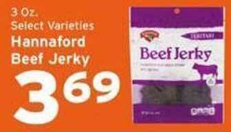 Hannaford Hannaford beef jerky offer