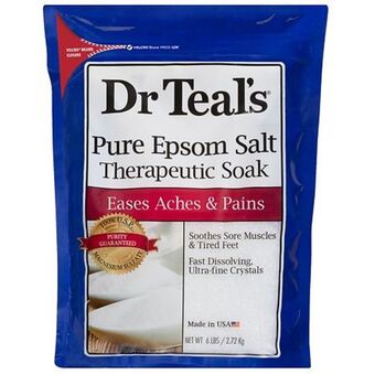 Walgreens Epsom salt soaking solution magnesium sulfate usp unscented offer