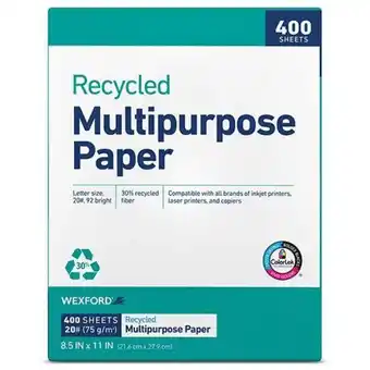 Walgreens Recycled paper ream offer
