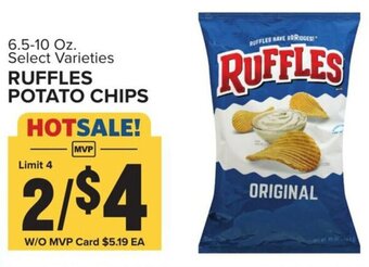 Food Lion Ruffles Potato Chips offer