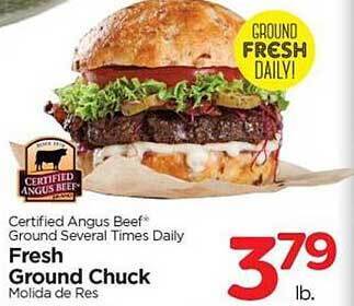 Edwards Food Giant Fresh ground chuck offer