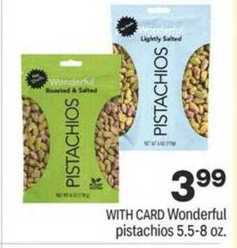CVS Wonderful pistachios offer
