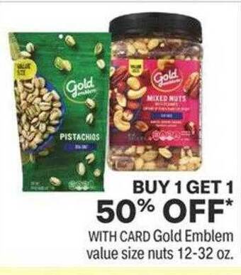 CVS Gold emblem value size nuts offer