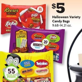 Family Dollar Halloween variety candy bag offer
