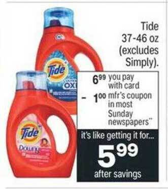 CVS Tide offer
