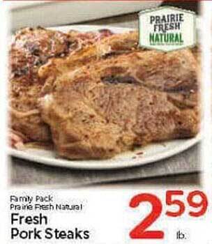 Edwards Food Giant Fresh pork steaks offer