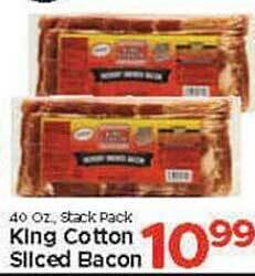 Edwards Food Giant King cotton sliced bacon offer