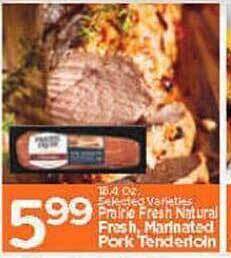 Edwards Food Giant Fresh marinated pork tenderloin offer