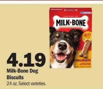 Meijer Milk-bone dog biscuits offer