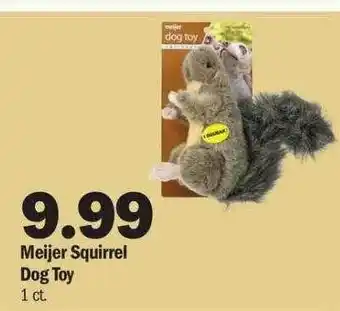 Meijer Meijer squirrel dog toy offer