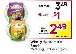 Tops Wholly guacamole bowls offer