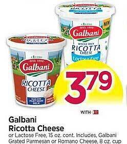 Tops Galbani ricotta cheese offer