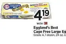 Eggland's best cage free large egg