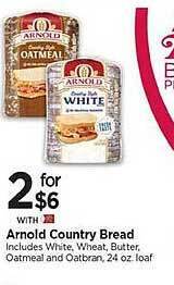 Tops Arnold country bread offer