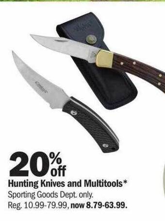 Meijer Hunting knives and multitools offer
