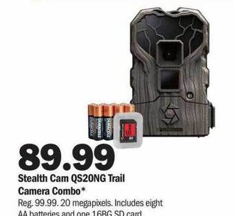 Meijer Stealth cam qs20ng trail camera combo offer