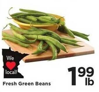 Cub Foods Fresh green beans offer