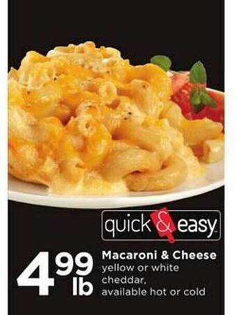 Cub Foods Macaroni & cheese offer