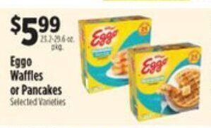 Pioneer Supermarkets Eggo Waffles or Pancakes offer