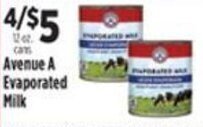 Pioneer Supermarkets Avenue A Evaporated Milk offer