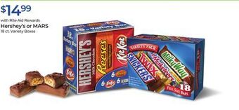 Rite Aid Hershey's or mars offer