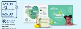 Rite Aid Pampers offer