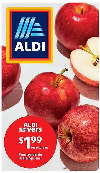 Aldi Pennsylvania gala apples offer