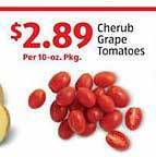 Aldi Cherub grape tomatoes offer