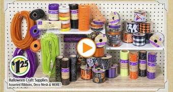 Dollar Tree Halloween craft supplies offer