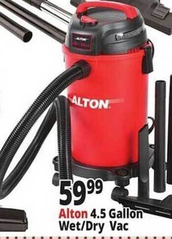 Ocean State Job Lot Alton 4.5 gallon wet dry vac offer
