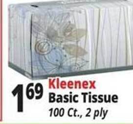 Ocean State Job Lot Kleenex basic tissue offer