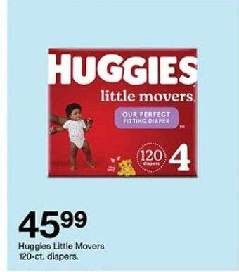 Target Huggies little movers diapers offer