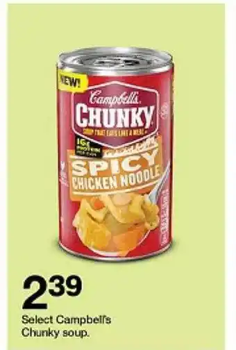 Target Select campbell's chunky soup offer