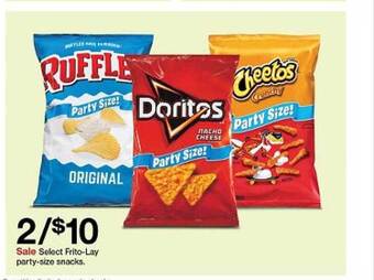 Target Select frito-lay party-size snacks offer
