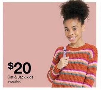 Target Cat & jack kids sweater offer