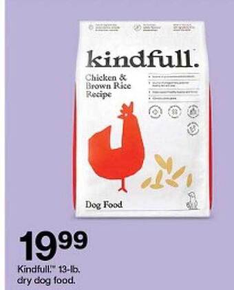 Target Kindfull dry dog food offer