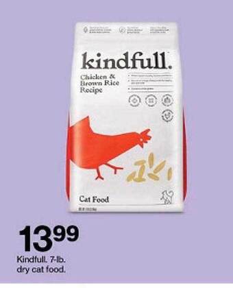 Target Kindfull dry cat food offer