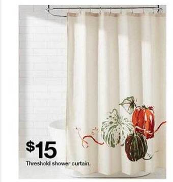 Target Threshold shower curtain offer