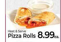 Roche Bros Heat & serve pizza rolls offer