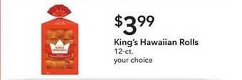 Publix King's hawaiian rolls offer