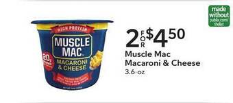 Publix Muscle mac macaroni & cheese offer