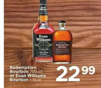 Cub Foods Redemption bourbon or evan williams bourbon offer