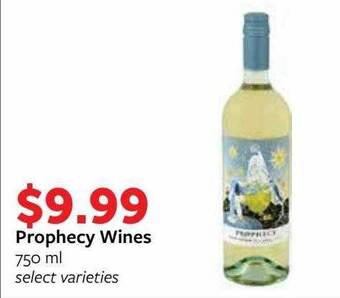 Fareway Prophecy wines offer